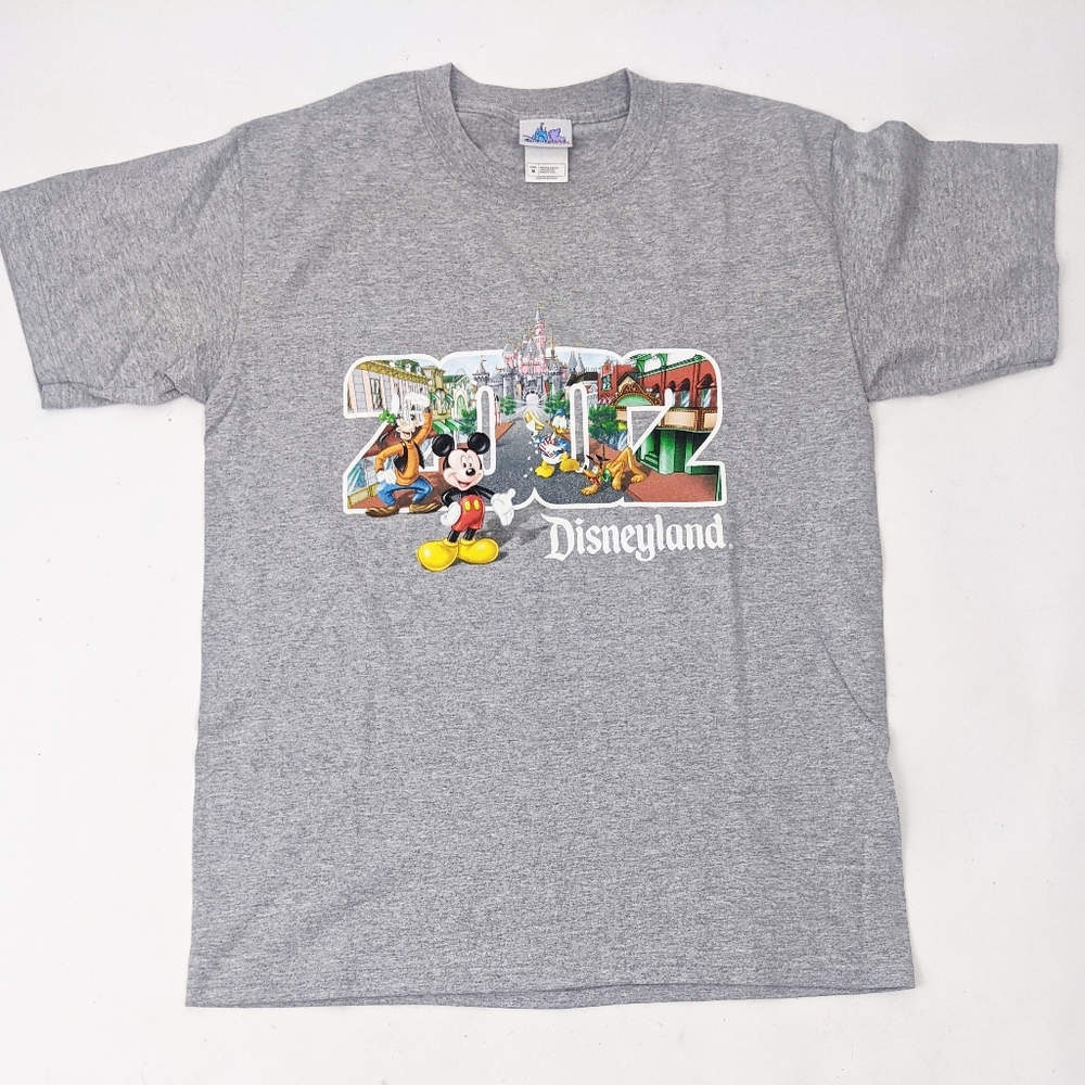 Vintage Y2K Disneyland Mickey Goofy Tee Shirt M - Picture 1 of 8